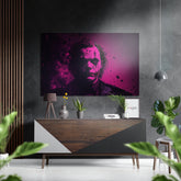 Joker Brushed Aluminum Dibond Wall Art.